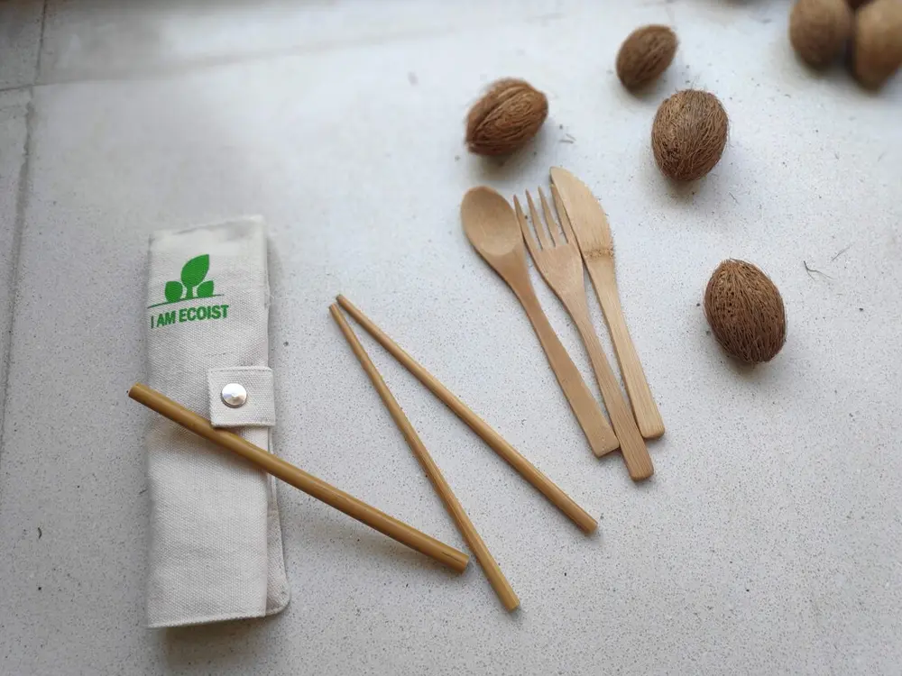 I am Ecoist Bamboo Cutlery Gift Set